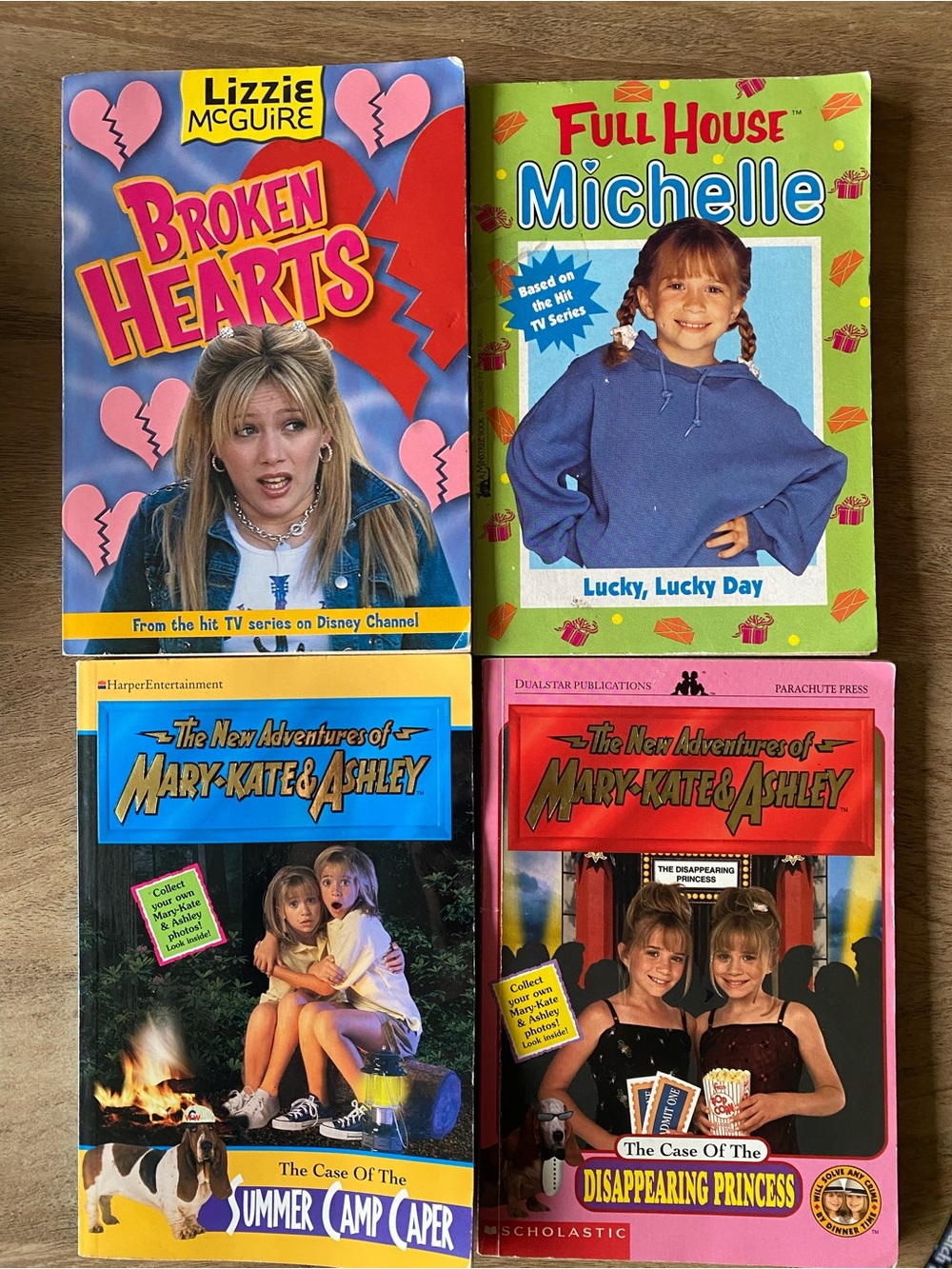 Y2K Mary-Kate and Ashley , Michelle and Lizzie McGuire Books